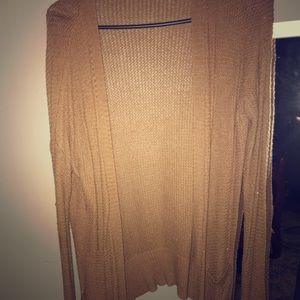 Burnt tan cardigan
